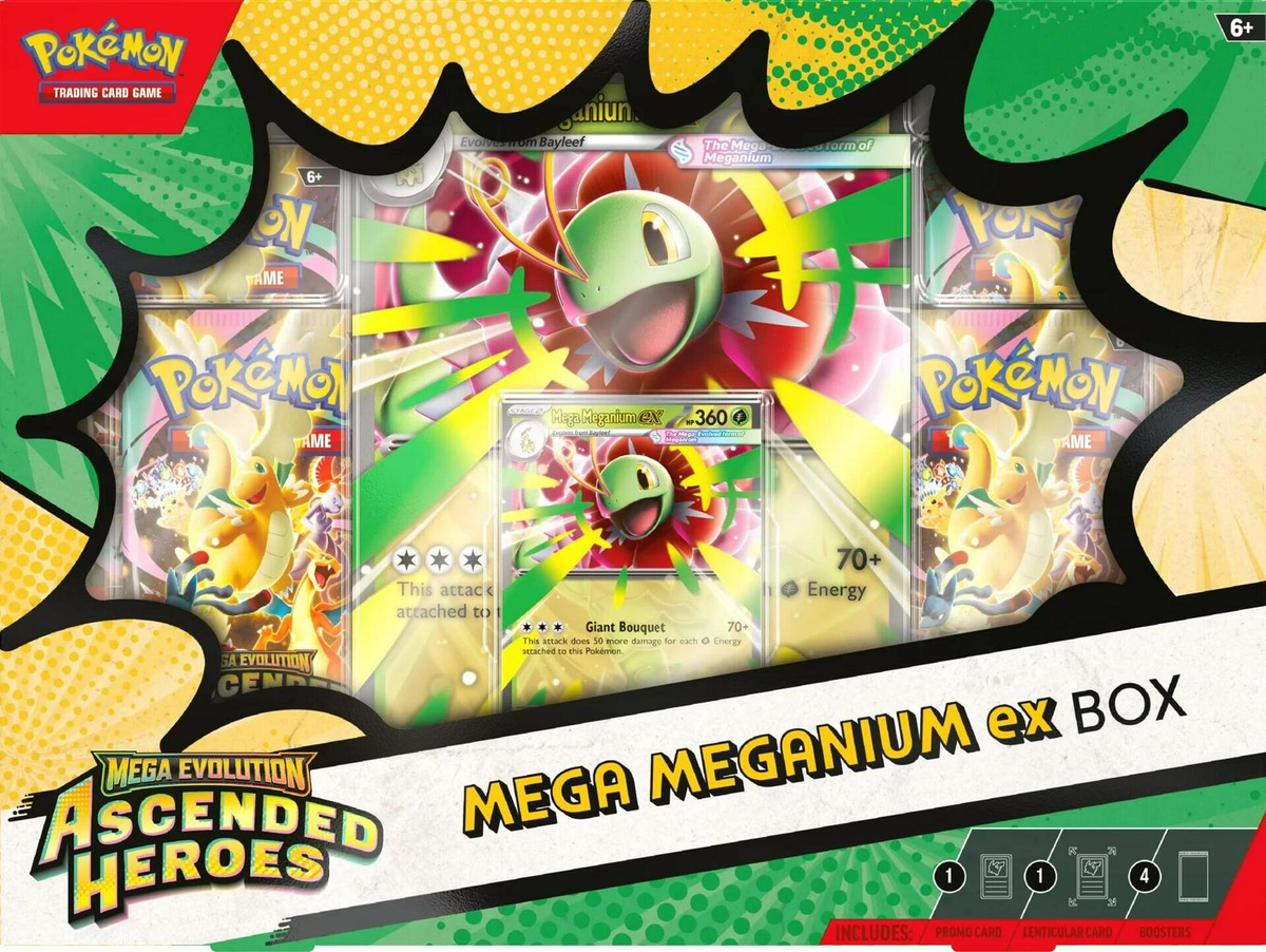 Ascended Heroes Mega Meganium Ex Box