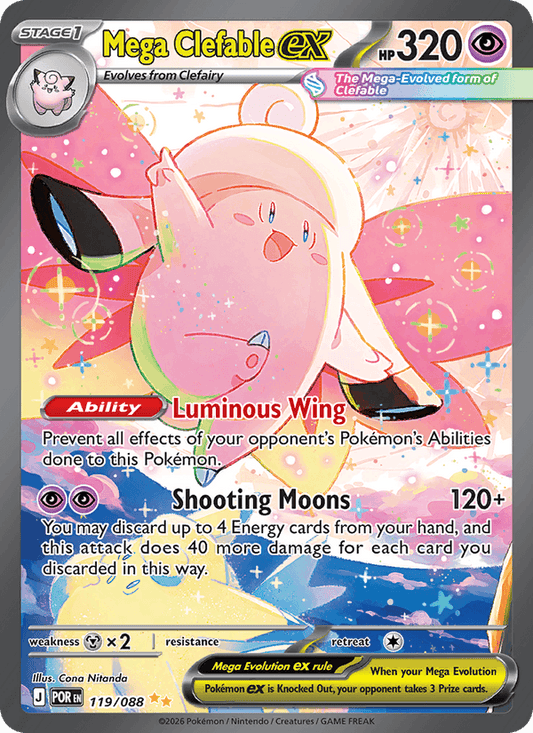 Mega Clefable ex 119/88