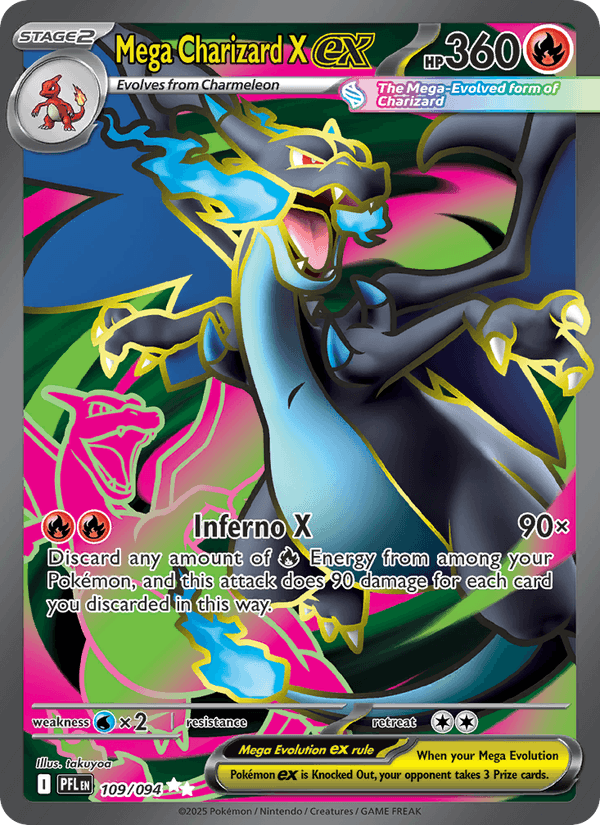 Mega Charizard X ex 109/94