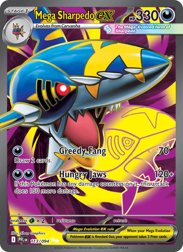 Mega Sharpedo ex 113/94