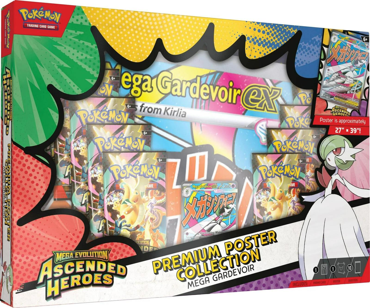 Ascended Heroes Premium Poster Collection - Mega Gardevoir