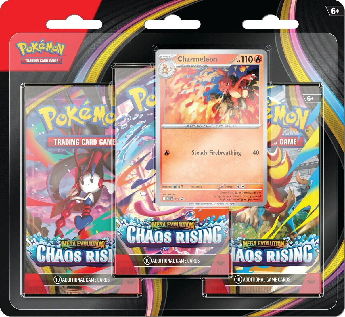 Chaos Rising 3-Pack Blister Charmeleon
