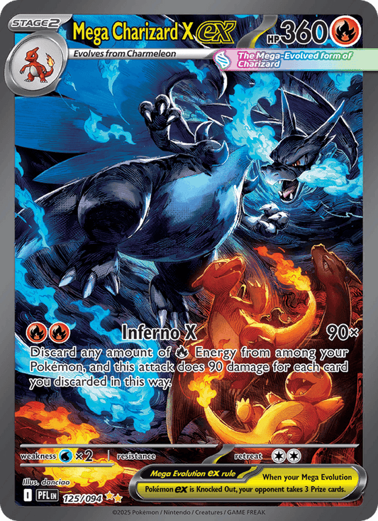 Mega Charizard X ex 125/94
